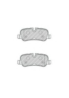 Set placute frana,frana disc LAND ROVER RANGE ROVER SPORT (LS) (2005 - 2013) FERODO FDB4105 piesa NOUA