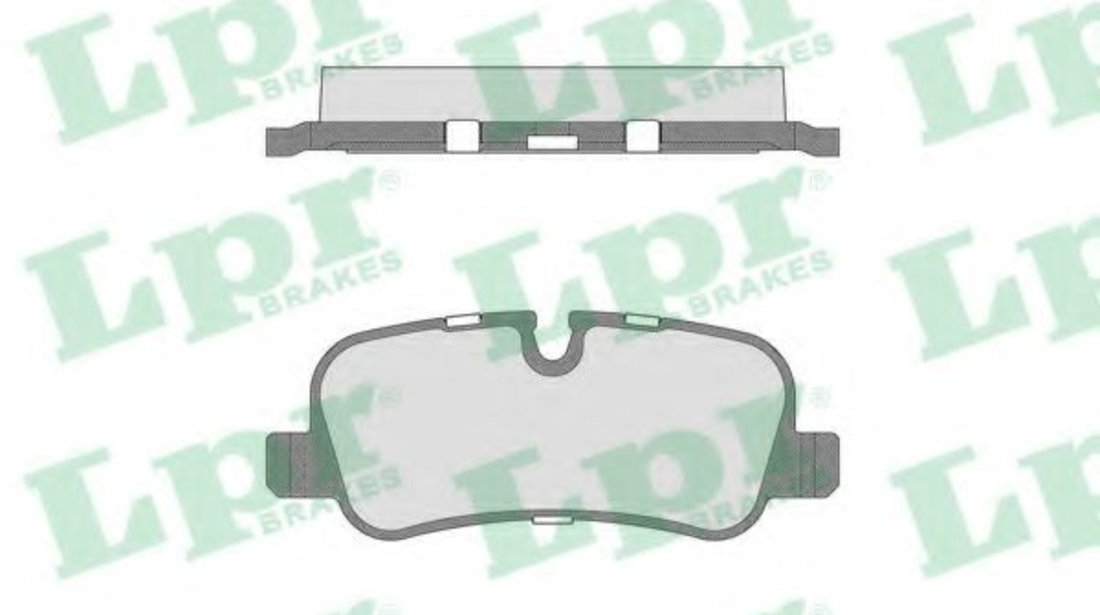 Set placute frana,frana disc LAND ROVER RANGE ROVER SPORT (LS) (2005 - 2013) LPR 05P1359 piesa NOUA