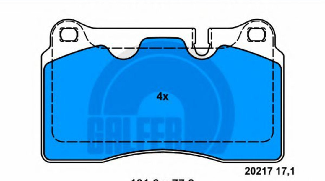 Set placute frana,frana disc LAND ROVER RANGE ROVER SPORT (LS) (2005 - 2013) GALFER B1.G120-1012.2 piesa NOUA