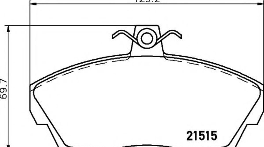 Set placute frana,frana disc LAND ROVER FREELANDER (LN) (1998 - 2006) TEXTAR 2151504 piesa NOUA