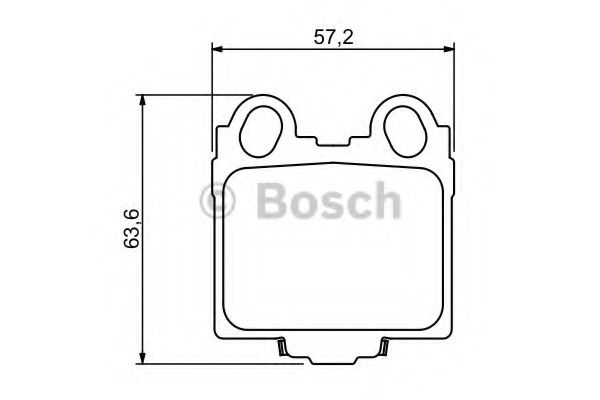 Set placute frana,frana disc LEXUS SC (UZZ40_) (2001 - 2010) BOSCH 0 986 494 231 piesa NOUA