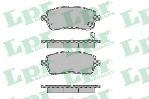 Set placute frana,frana disc MAZDA 2 (DE) (2007 - 2015) LPR 05P1464 piesa NOUA