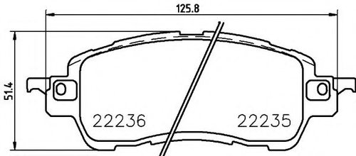 Set placute frana,frana disc MAZDA 2 (DL, DJ) (2014 - 2016) TEXTAR 2223501 piesa NOUA