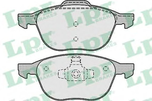 Set placute frana,frana disc MAZDA 3 Limuzina (BK) (1999 - 2009) LPR 05P1190 piesa NOUA