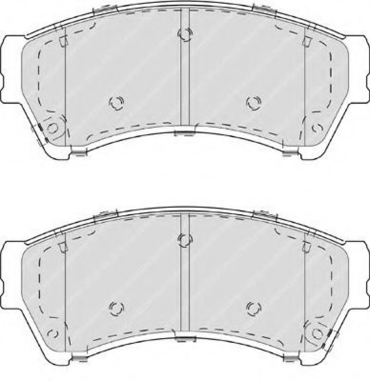 Set placute frana,frana disc MAZDA 6 Combi (GH) (2008 - 2016) FERODO FDB4062 piesa NOUA