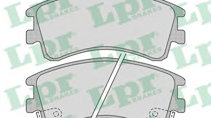 Set placute frana,frana disc MAZDA 6 Station Wagon (GY) (2002 - 2007) LPR 05P878 piesa NOUA