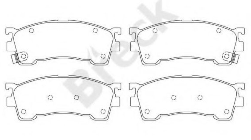 Set placute frana,frana disc MAZDA PREMACY (CP) (1999 - 2005) Break 21755 00 701 10 piesa NOUA