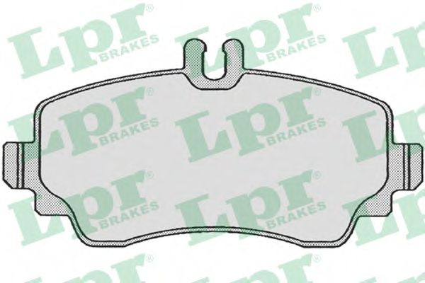 Set placute frana,frana disc MERCEDES A-CLASS (W168) (1997 - 2004) LPR 05P670 piesa NOUA