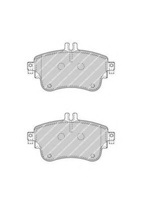 Set placute frana,frana disc MERCEDES B-CLASS (W246, W242) (2011 - 2016) FERODO FDB4428 piesa NOUA