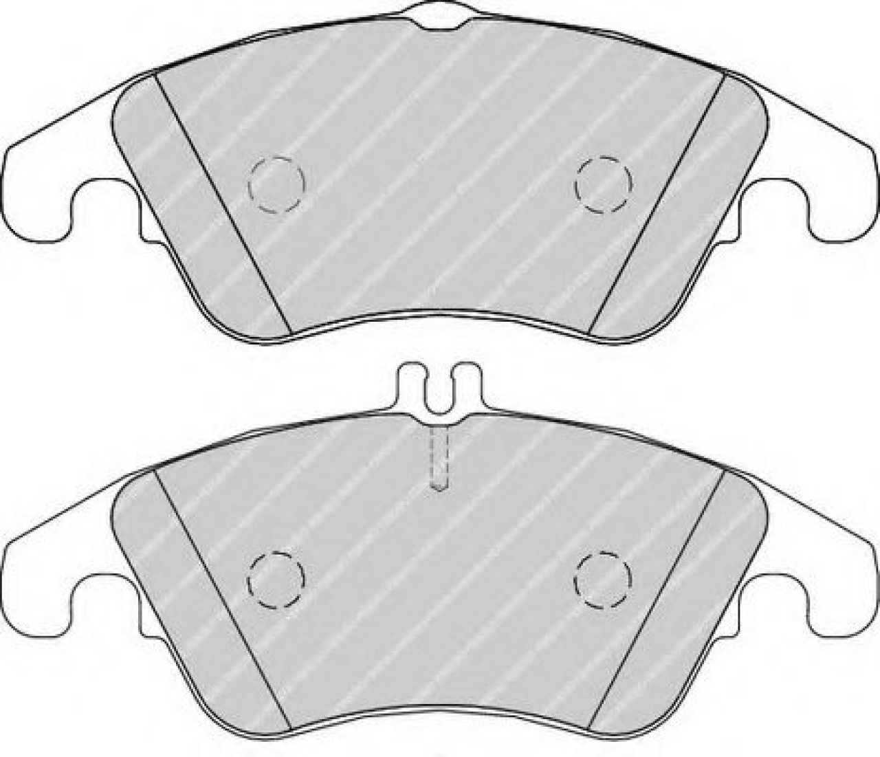 Set placute frana,frana disc MERCEDES C-CLASS T-Model (S204) (2007 - 2014) FERODO FDB1979 piesa NOUA