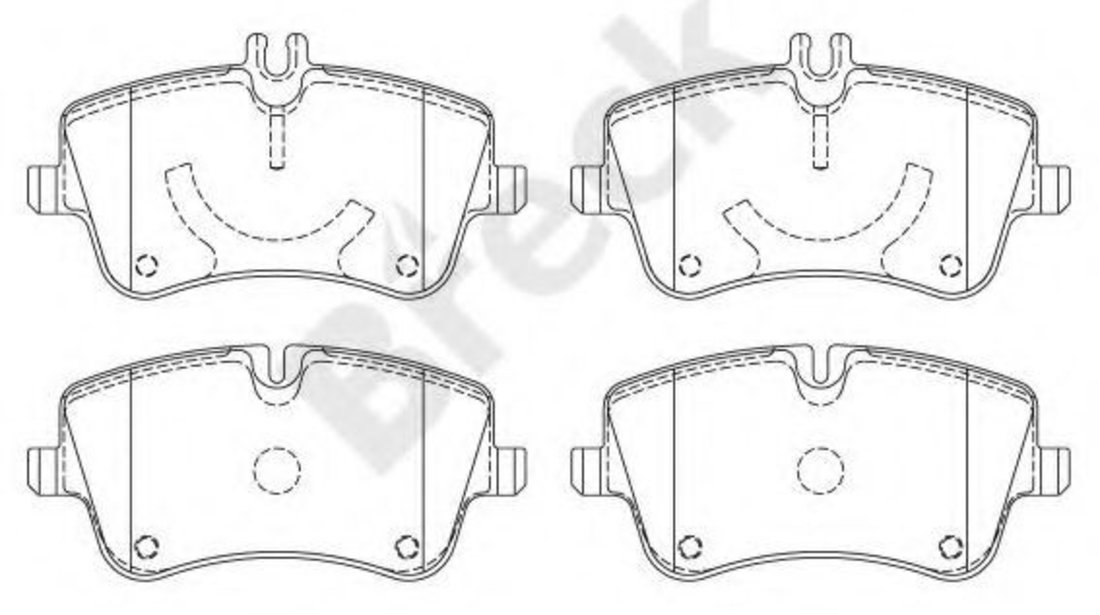 Set placute frana,frana disc MERCEDES C-CLASS T-Model (S203) (2001 - 2007) Break 23144 00 701 30 piesa NOUA