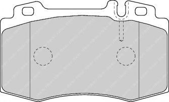 Set placute frana,frana disc MERCEDES C-CLASS T-Model (S203) (2001 - 2007) FERODO FDB1661 piesa NOUA