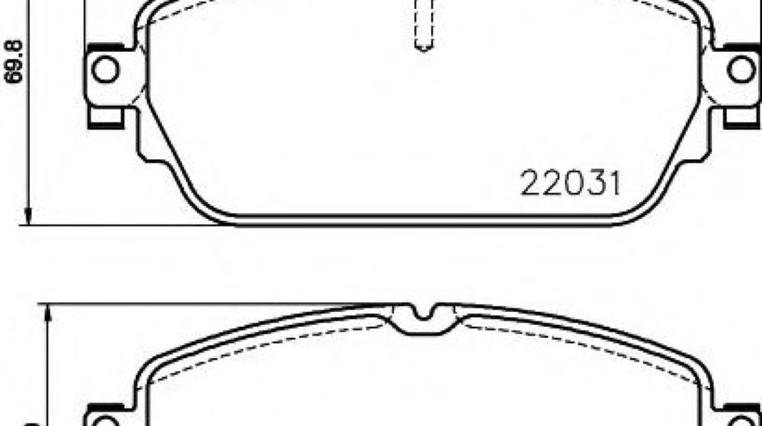 Set placute frana,frana disc MERCEDES C-CLASS Cupe (C205) (2015 - 2016) TEXTAR 2203102 piesa NOUA