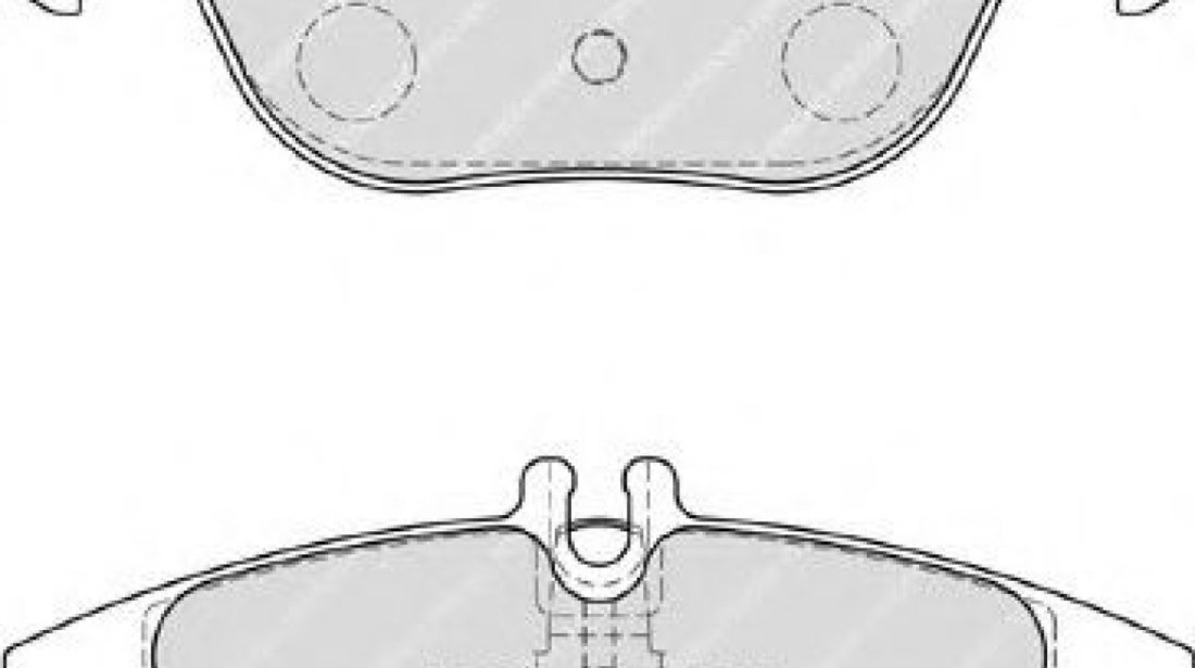 Set placute frana,frana disc MERCEDES C-CLASS Cupe (C204) (2011 - 2016) FERODO FDB4220 piesa NOUA