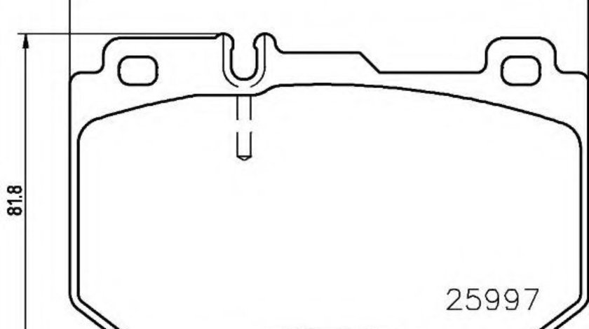 Set placute frana,frana disc MERCEDES C-CLASS (W205) (2013 - 2016) BREMBO P 50 123 piesa NOUA