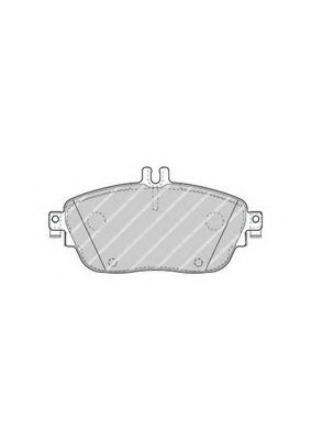 Set placute frana,frana disc MERCEDES CLA Cupe (C117) (2013 - 2016) FERODO FDB4245 piesa NOUA