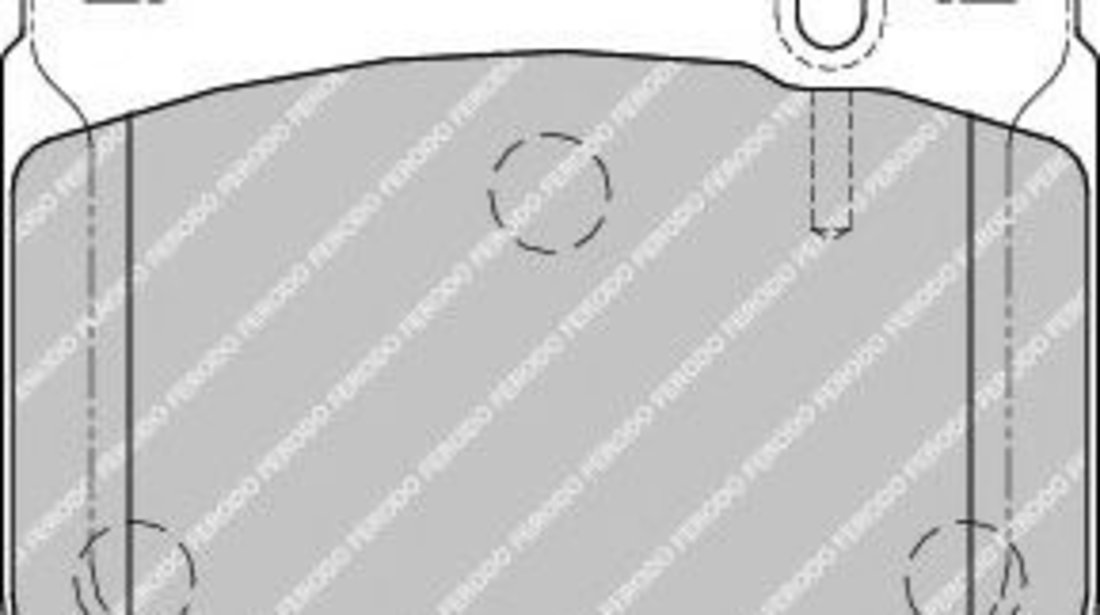 Set placute frana,frana disc MERCEDES CLC-CLASS (CL203) (2008 - 2011) FERODO FDB1907 piesa NOUA