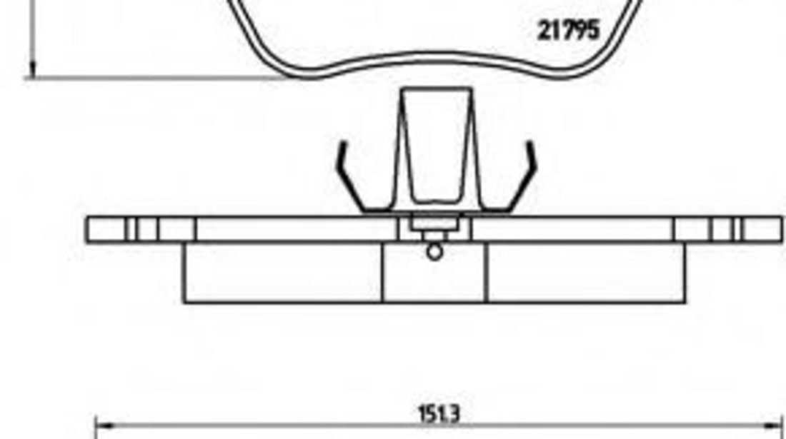 Set placute frana,frana disc MERCEDES CLK (C208) (1997 - 2002) BREMBO P 50 023 piesa NOUA