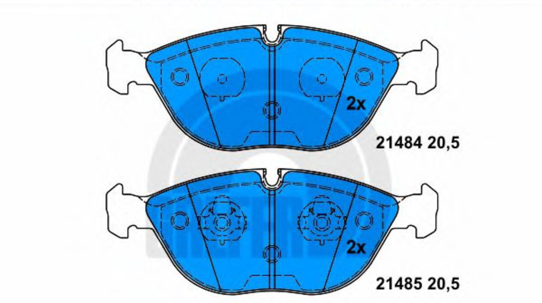 Set placute frana,frana disc MERCEDES CLK (C208) (1997 - 2002) GALFER B1.G102-0683.2 piesa NOUA