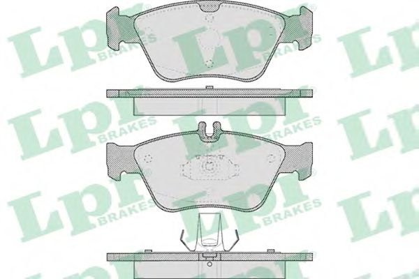 Set placute frana,frana disc MERCEDES CLK (C208) (1997 - 2002) LPR 05P409 piesa NOUA