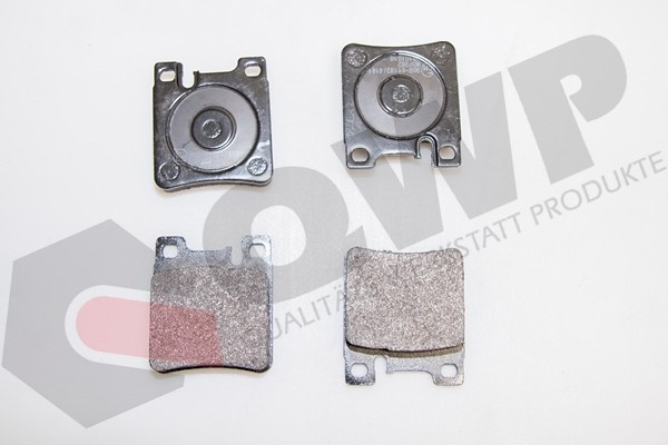 Set placute frana,frana disc MERCEDES CLK (C209) (2002 - 2009) QWP WBP382 piesa NOUA