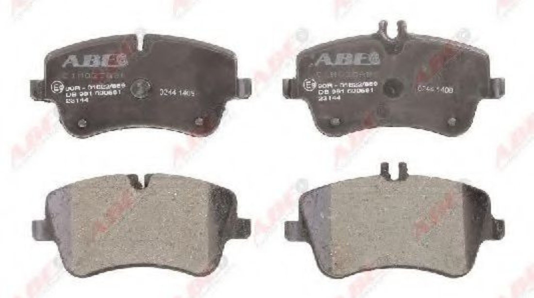 Set placute frana,frana disc MERCEDES CLK (C209) (2002 - 2009) ABE C1M025ABE piesa NOUA