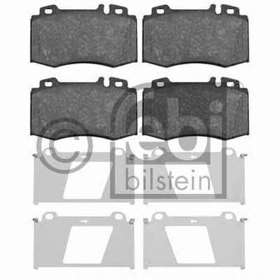 Set placute frana,frana disc MERCEDES CLK (C209) (2002 - 2009) FEBI BILSTEIN 16454 piesa NOUA