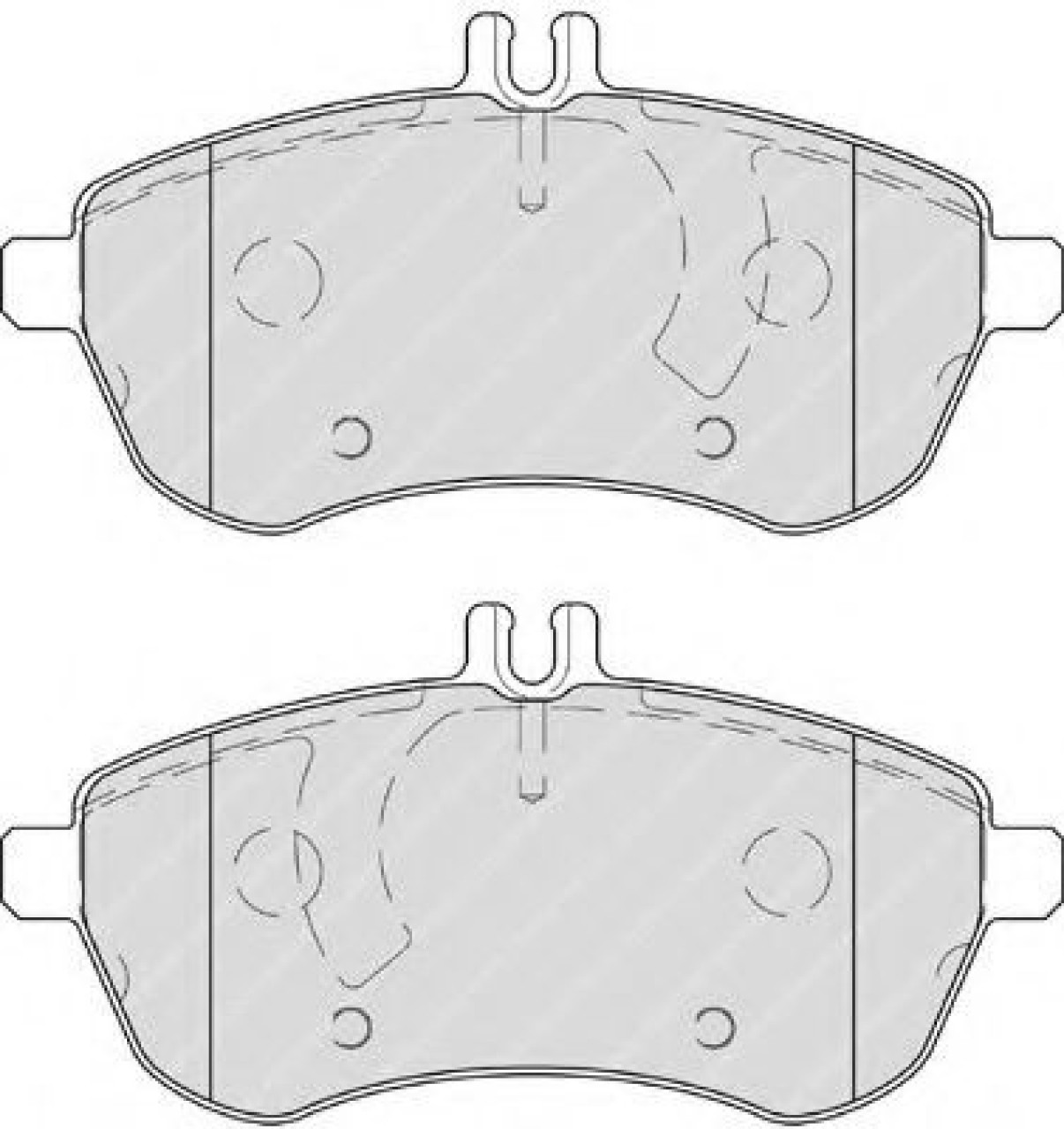 Set placute frana,frana disc MERCEDES E-CLASS T-Model (S212) (2009 - 2016) FERODO FDB4199 piesa NOUA