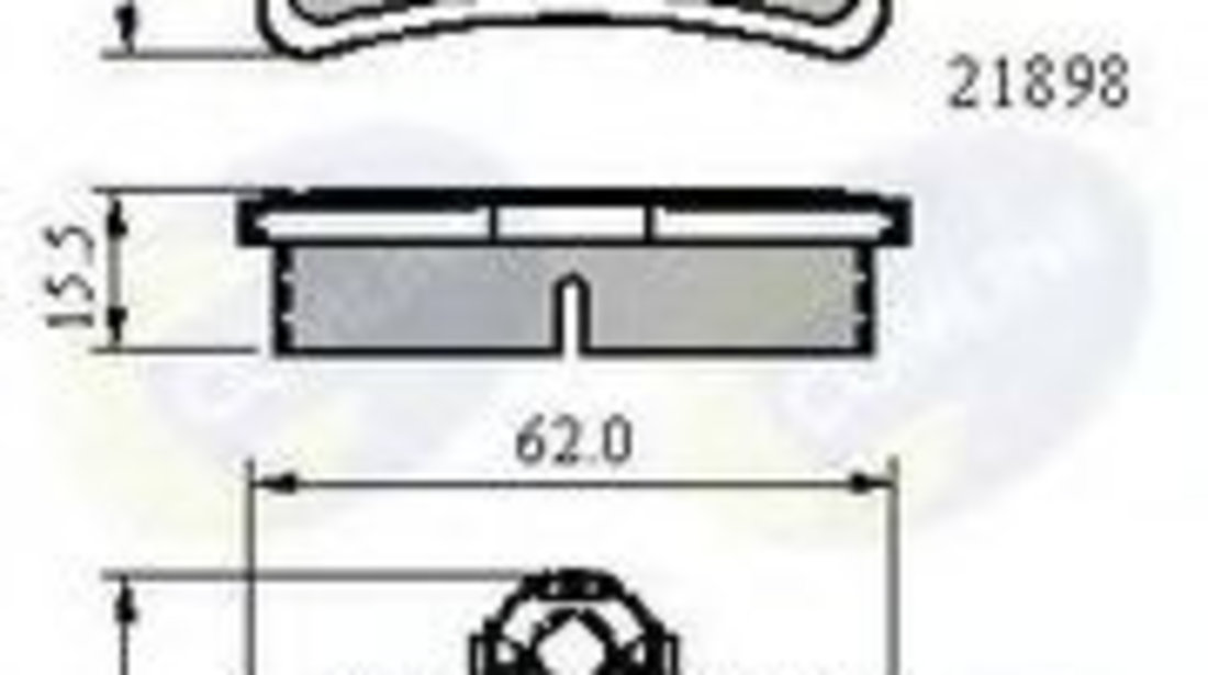 Set placute frana,frana disc MERCEDES E-CLASS (W210) (1995 - 2003) COMLINE CBP0915 piesa NOUA