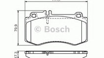 Set placute frana,frana disc MERCEDES E-CLASS (W21...