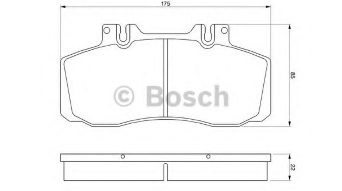 Set placute frana,frana disc MERCEDES E-CLASS (W210) (1995 - 2003) BOSCH 0 986 468 350 piesa NOUA