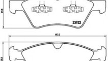 Set placute frana,frana disc MERCEDES G-CLASS (W46...