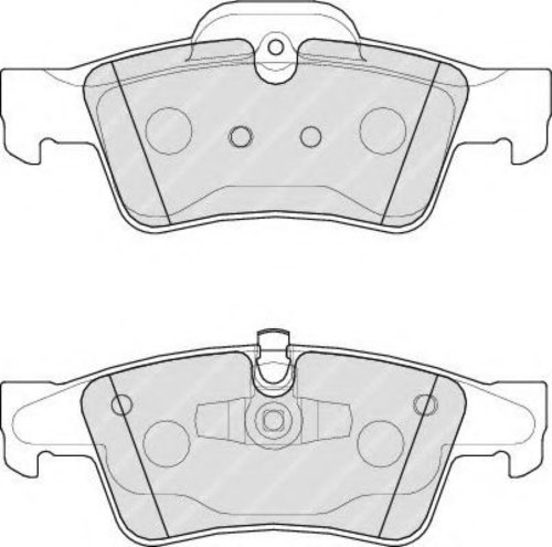 Set placute frana,frana disc MERCEDES GL-CLASS (X164) (2006 - 2012) FERODO FDB1831 piesa NOUA