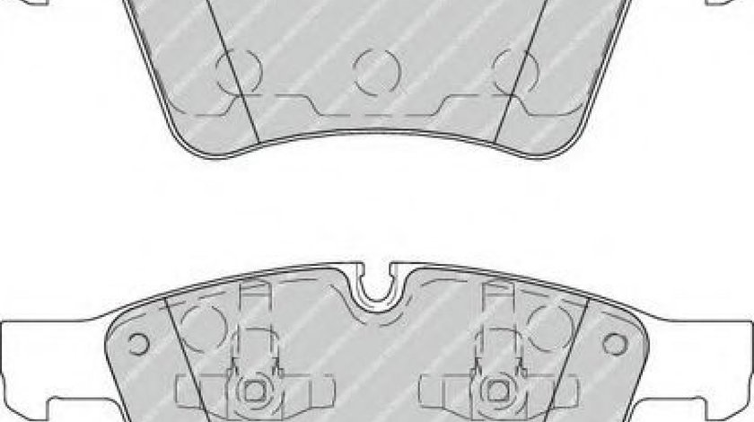 Set placute frana,frana disc MERCEDES GL-CLASS (X164) (2006 - 2012) FERODO FDB4189 piesa NOUA