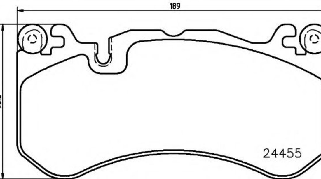 Set placute frana,frana disc MERCEDES GL-CLASS (X166) (2012 - 2016) TEXTAR 2445501 piesa NOUA