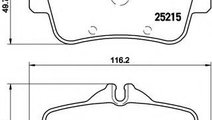 Set placute frana,frana disc MERCEDES GL-CLASS (X1...