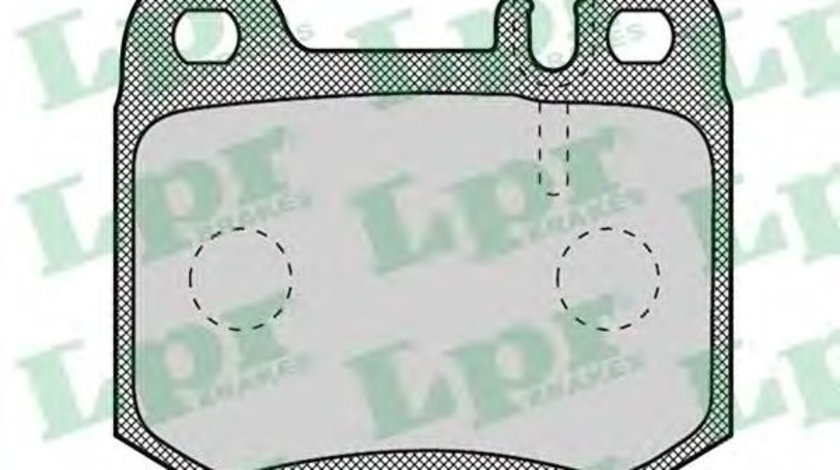 Set placute frana,frana disc MERCEDES M-CLASS (W163) (1998 - 2005) LPR 05P901 piesa NOUA