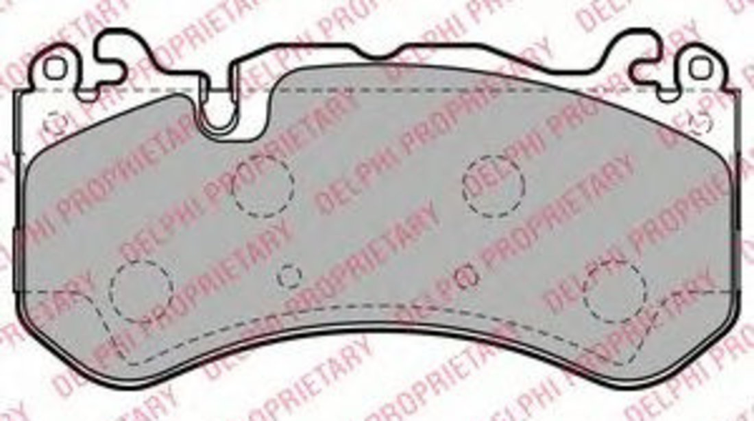 Set placute frana,frana disc MERCEDES M-CLASS (W166) (2011 - 2016) DELPHI LP2149 piesa NOUA