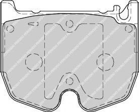 Set placute frana,frana disc MERCEDES S-CLASS (W220) (1998 - 2005) FERODO FDB1810 piesa NOUA