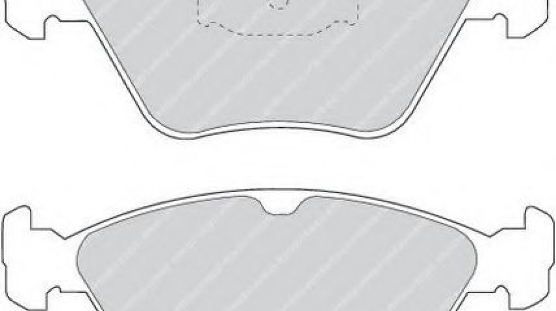 Set placute frana,frana disc MERCEDES S-CLASS (W220) (1998 - 2005) FERODO FDB1050 piesa NOUA