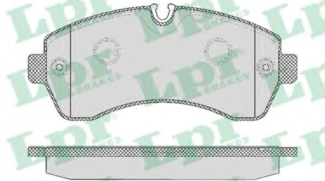 Set placute frana,frana disc MERCEDES SPRINTER 5-t platou / sasiu (906) (2006 - 2016) LPR 05P1295 piesa NOUA