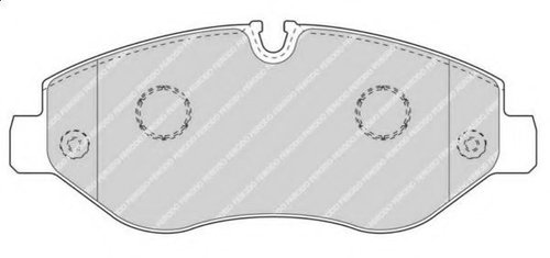 Set placute frana,frana disc MERCEDES VITO bus (W639) (2003 - 2016) FERODO FVR4469 piesa NOUA