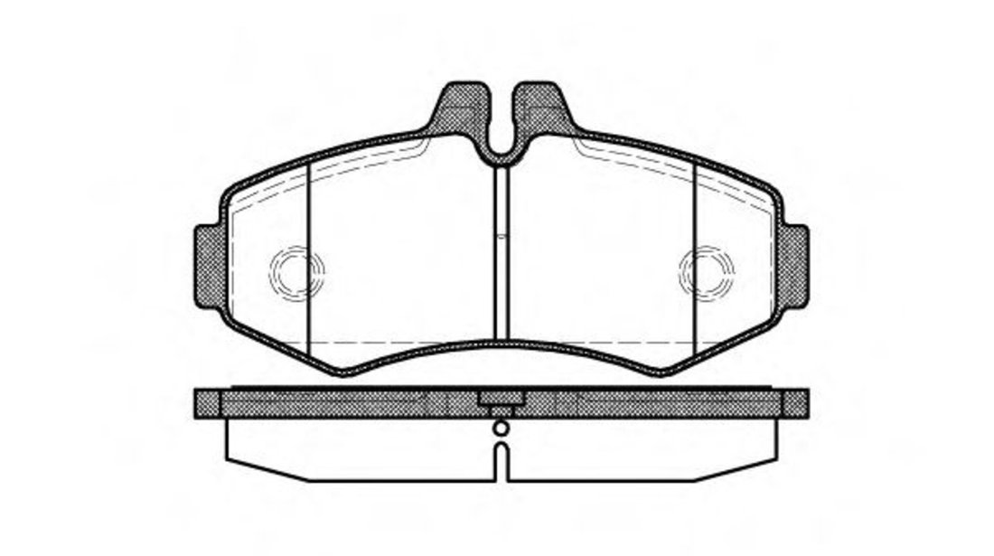 Set placute frana,frana disc MERCEDES VITO bus (638) (1996 - 2003) REMSA 0701.00 piesa NOUA