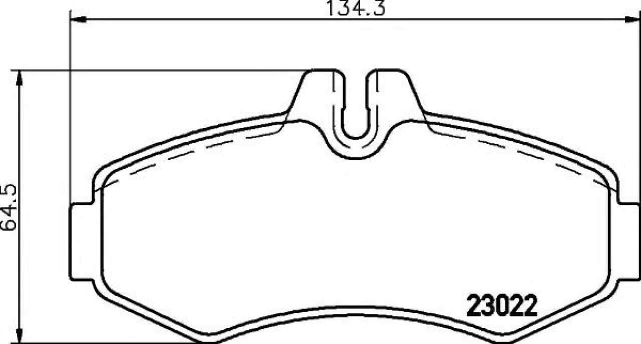 Set placute frana,frana disc MERCEDES VITO bus (638) (1996 - 2003) HELLA PAGID 8DB 355 008-631 piesa NOUA