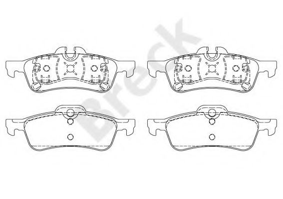 Set placute frana,frana disc MINI MINI Cabriolet (R52) (2004 - 2007) Break 23716 00 704 00 piesa NOUA