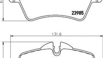 Set placute frana,frana disc MINI MINI COUNTRYMAN ...