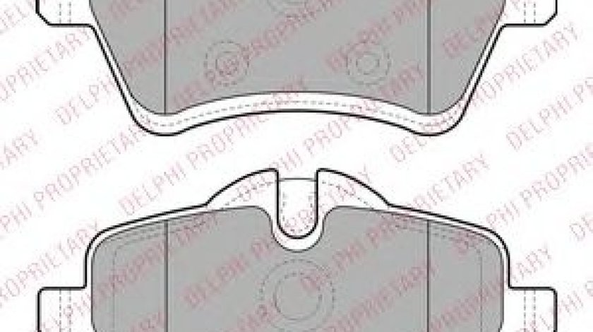 Set placute frana,frana disc MINI MINI (R56) (2006 - 2013) DELPHI LP1985 piesa NOUA