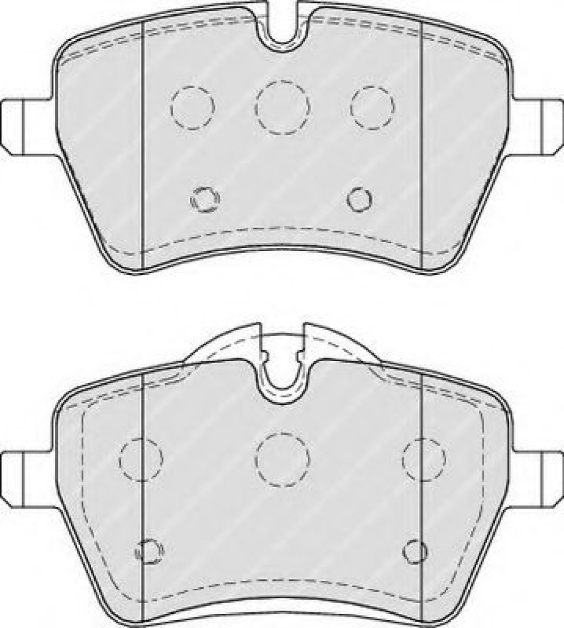 Set placute frana,frana disc MINI MINI Roadster (R59) (2012 - 2016) FERODO FDB4080 piesa NOUA