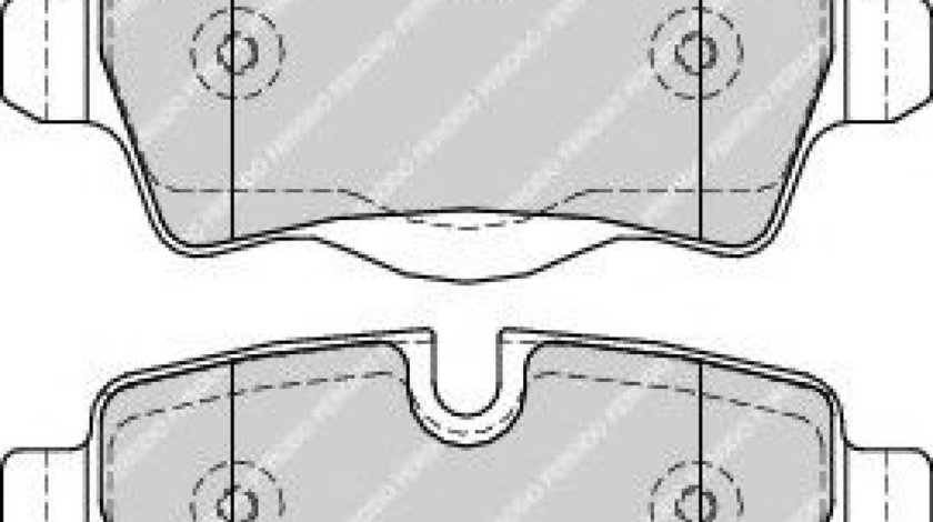 Set placute frana,frana disc MINI MINI Roadster (R59) (2012 - 2016) FERODO FDB1975 piesa NOUA