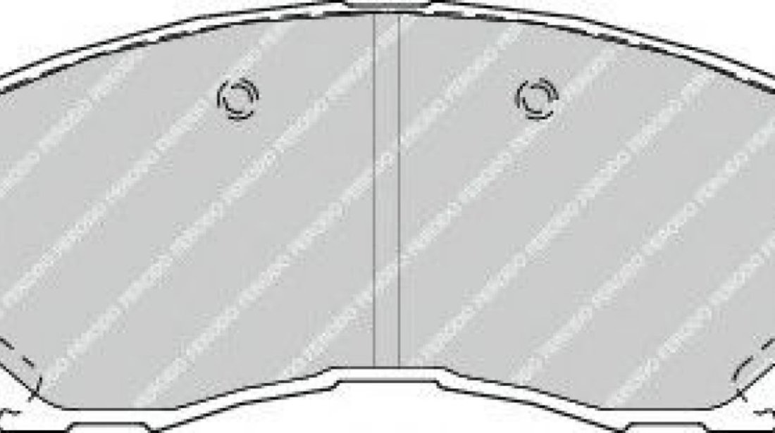 Set placute frana,frana disc MITSUBISHI ASX Van (GA_W) (2010 - 2016) FERODO FDB4388 piesa NOUA